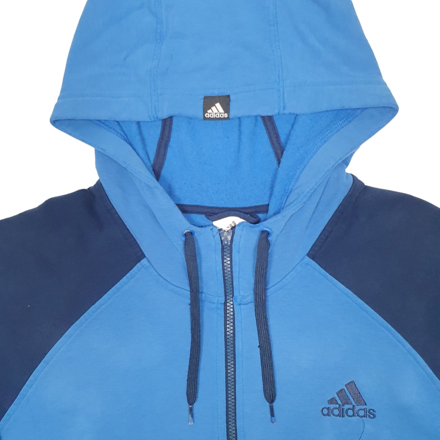 Mens Blue Adidas  Full Zip Jumper