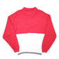Mens Red Nautica Collared Yacht Motif Crewneck Jumper