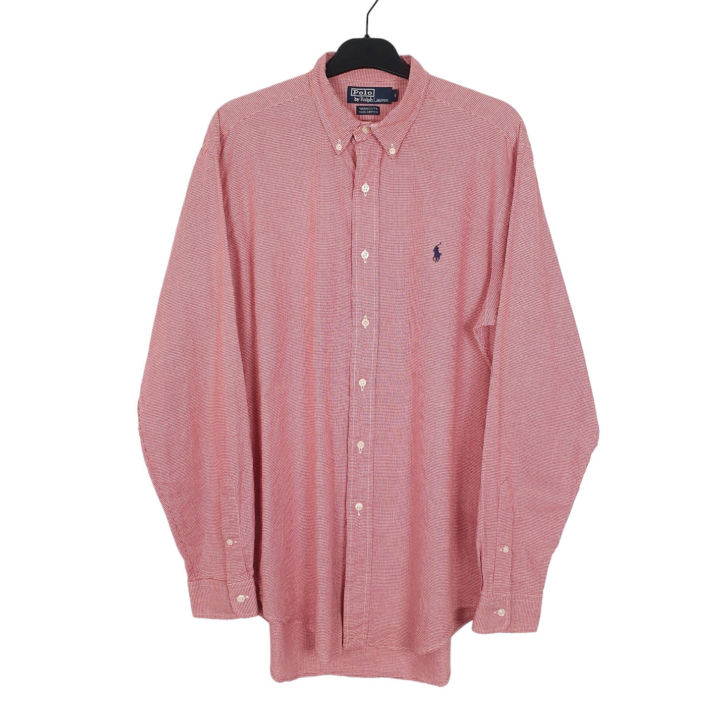 Ralph Lauren Long Sleeve Yarmouth Fit Check Shirt Red