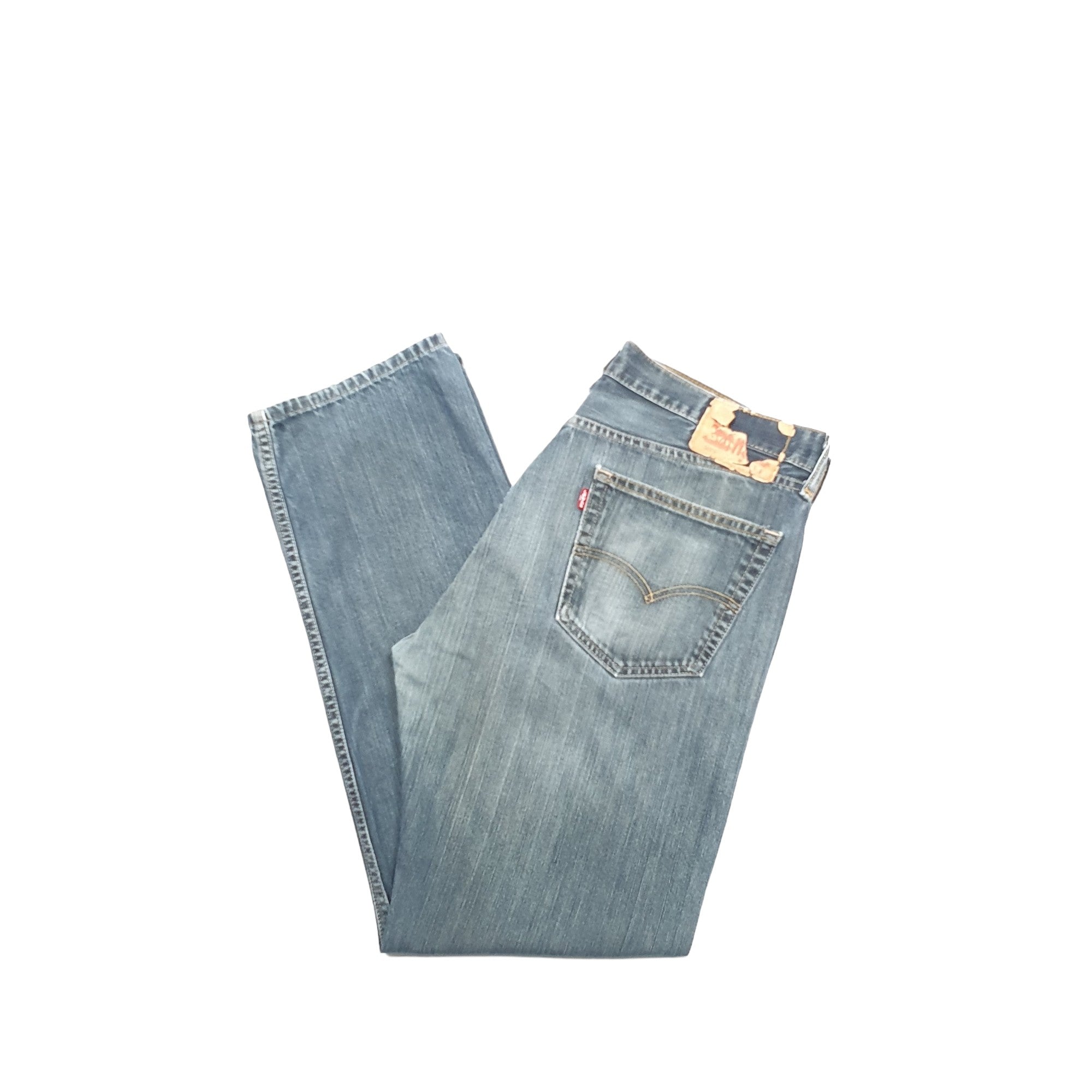 Mens Wranglers 505 Regular Fit Blue Jeans W34 L30 – Bundl Clothing