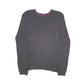Nautica Cable Knit Crewneck S Grey