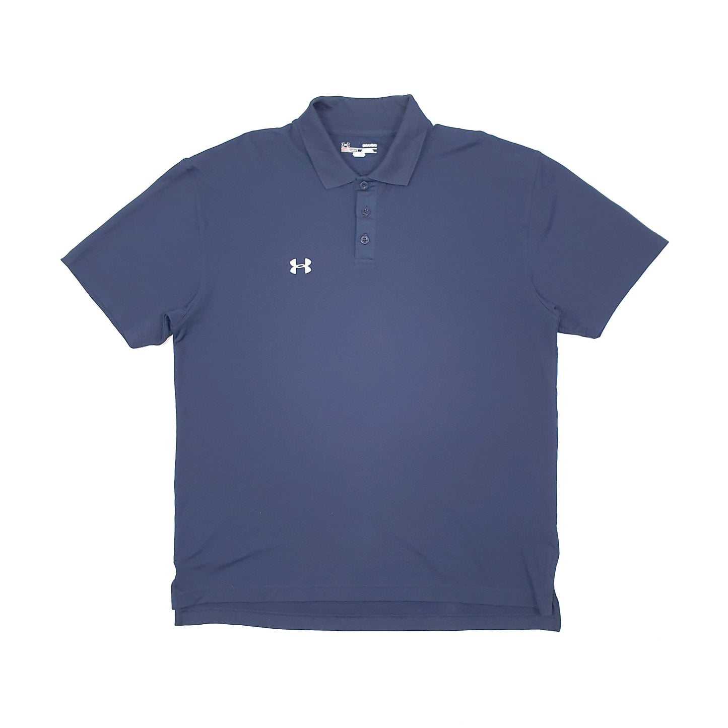 Under Armour Heat Gear Short Sleeve Polyester Polo Shirt Navy