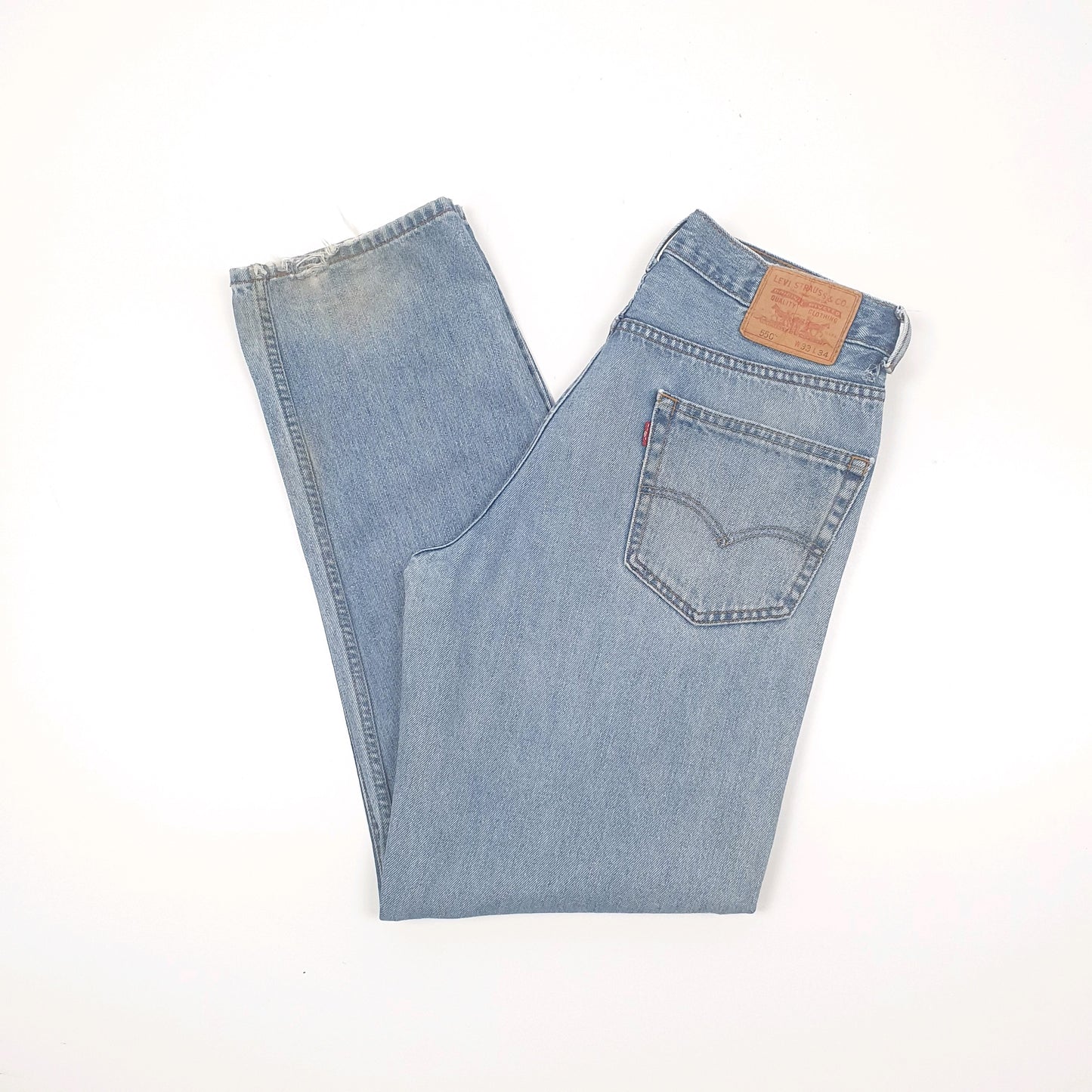 Levis 550 Relaxed Fit Jeans W33 L34 Blue