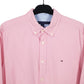 Tommy Hilfiger Long Sleeve Regular Fit Shirt Pink