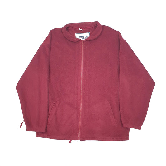 Fila Magic Line Full Zip Fleece XXL Burgundy