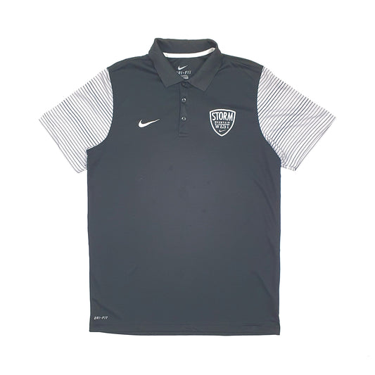 Nike Dri Fit USA Short Sleeve Polo Shirt Black