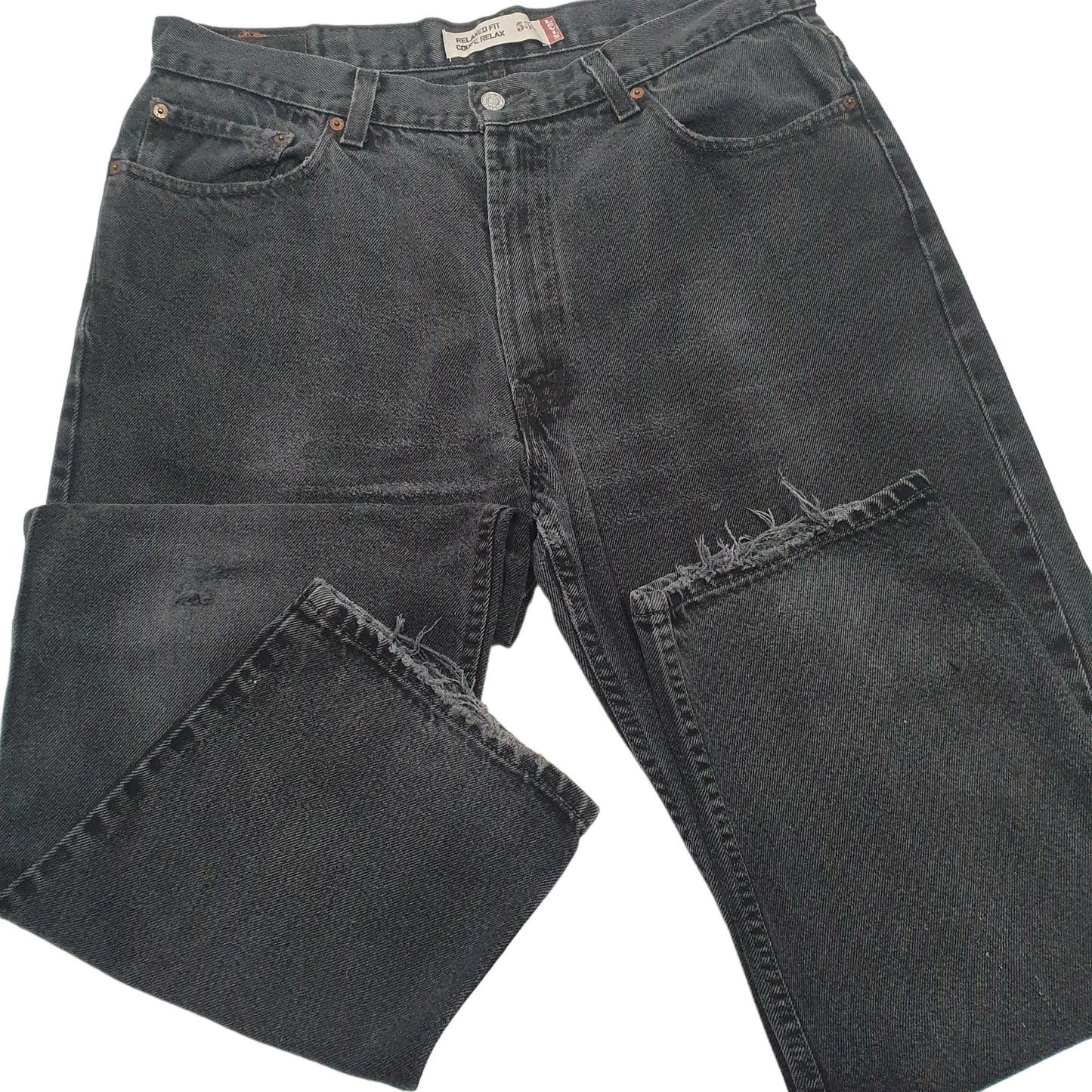 Mens Black Levis  550 JeansW38 L30