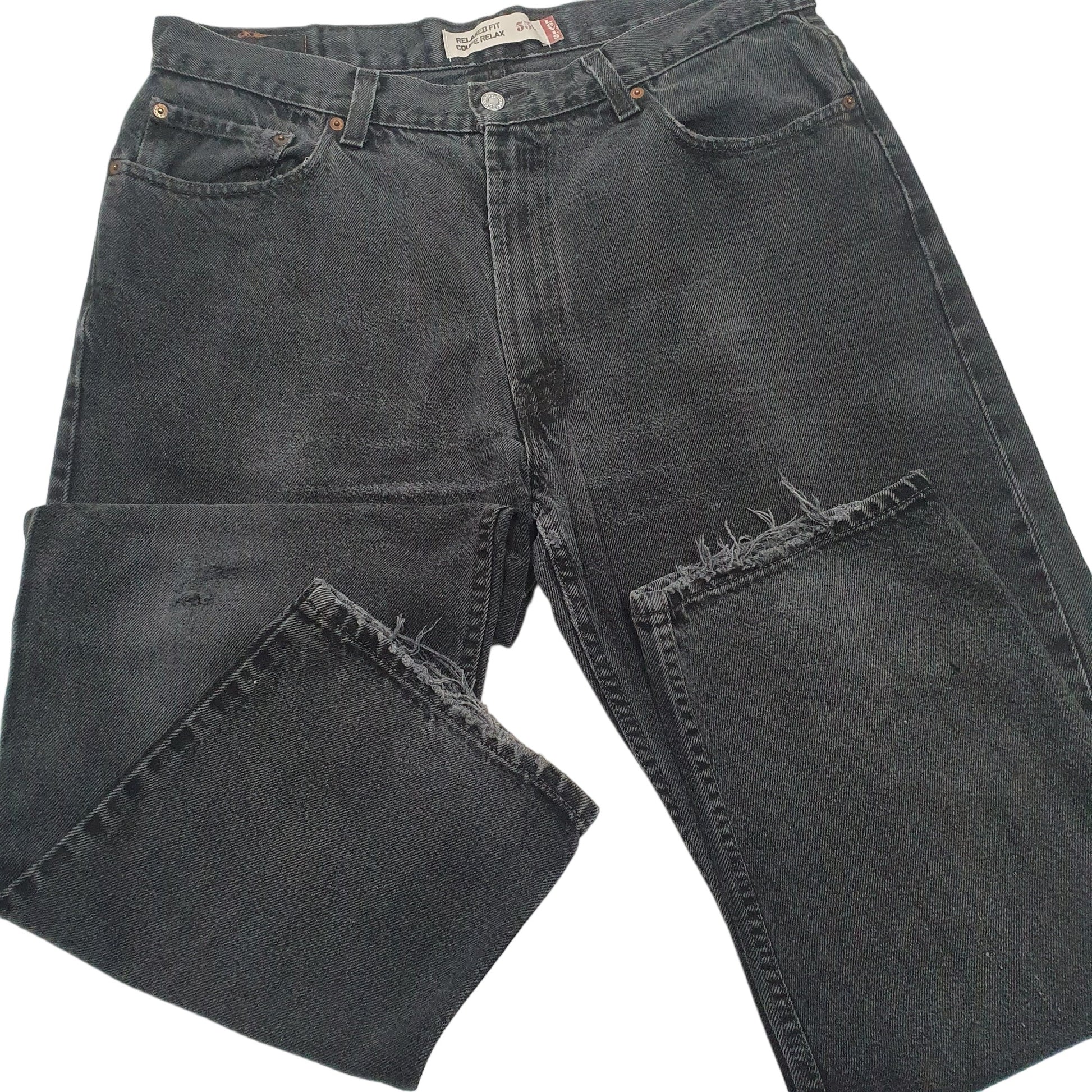Mens Black Levis  550 JeansW38 L30
