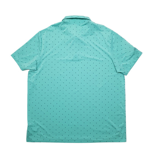 Adidas Golf Fire Ridge Short Sleeve Polyester Polo Shirt Green