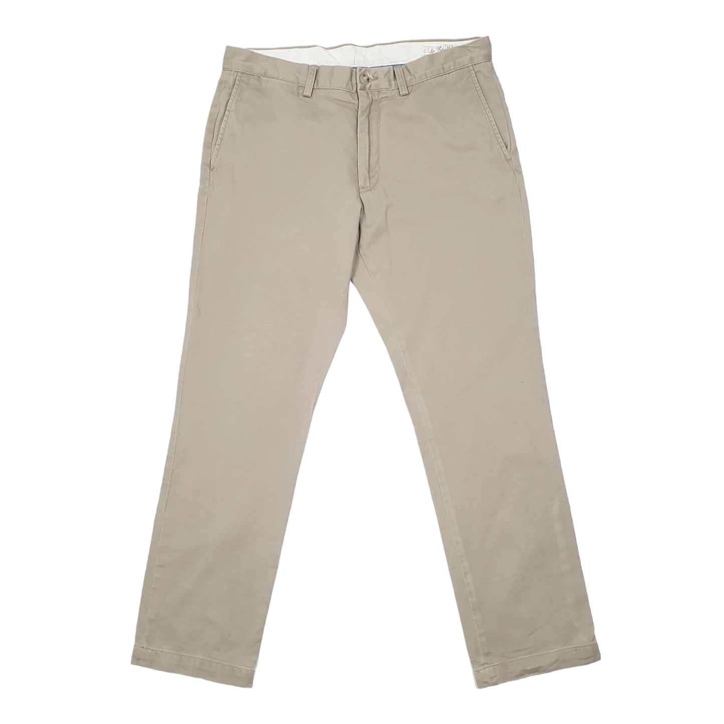 Mens Beige Polo Ralph Lauren Slim Fit Chino Trousers