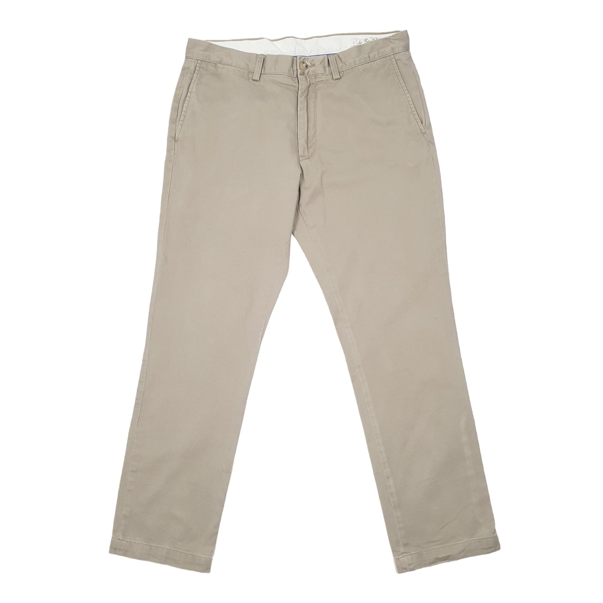 Mens Beige Polo Ralph Lauren Slim Fit Chino Trousers