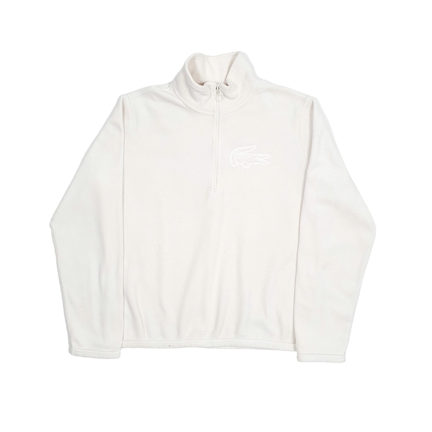 Lacoste Quarter Zip Fleece M Cream