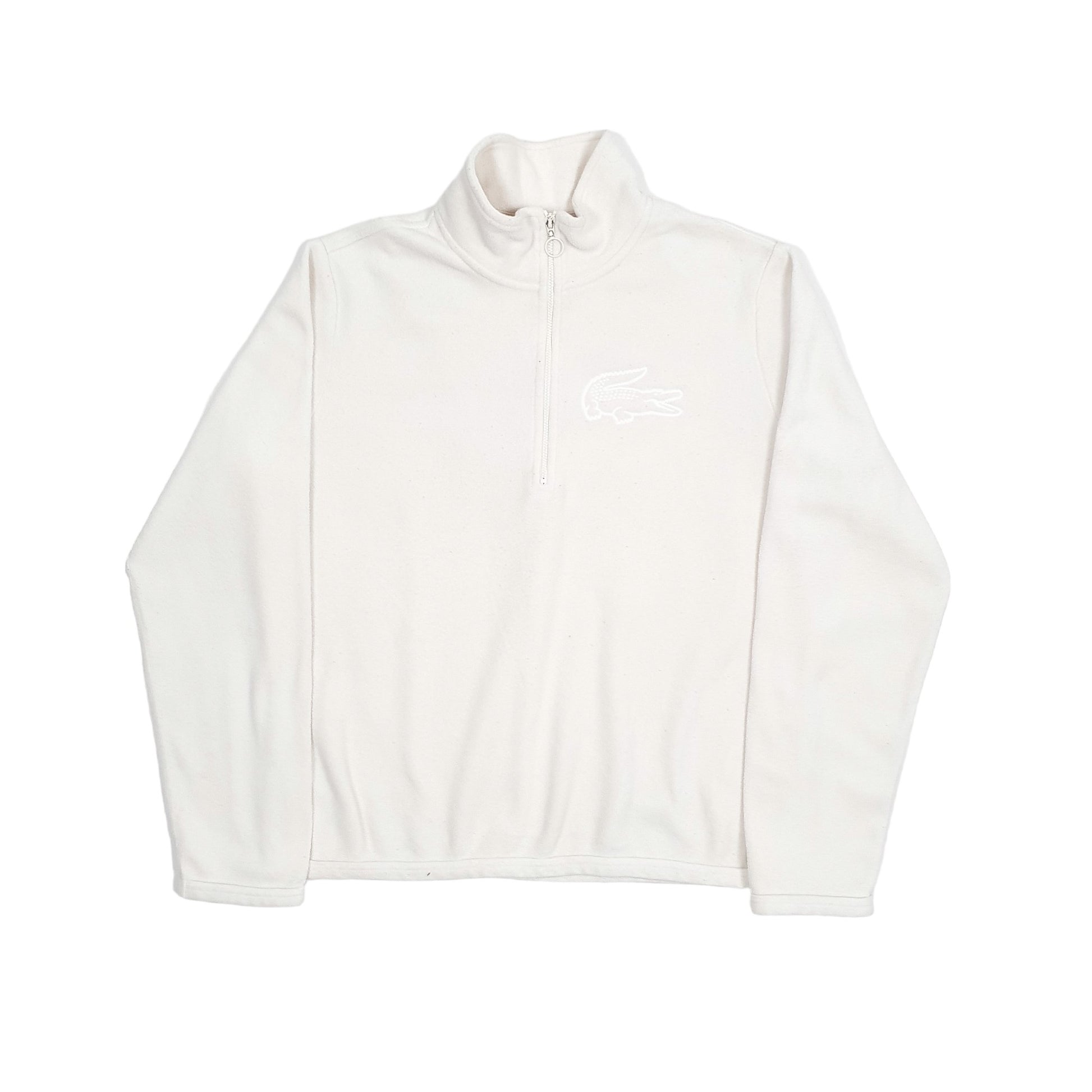 Lacoste Quarter Zip Fleece M Cream