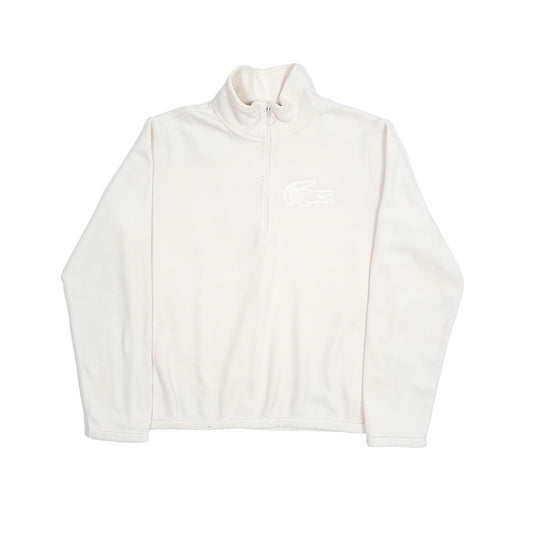 Lacoste Quarter Zip Fleece M Cream