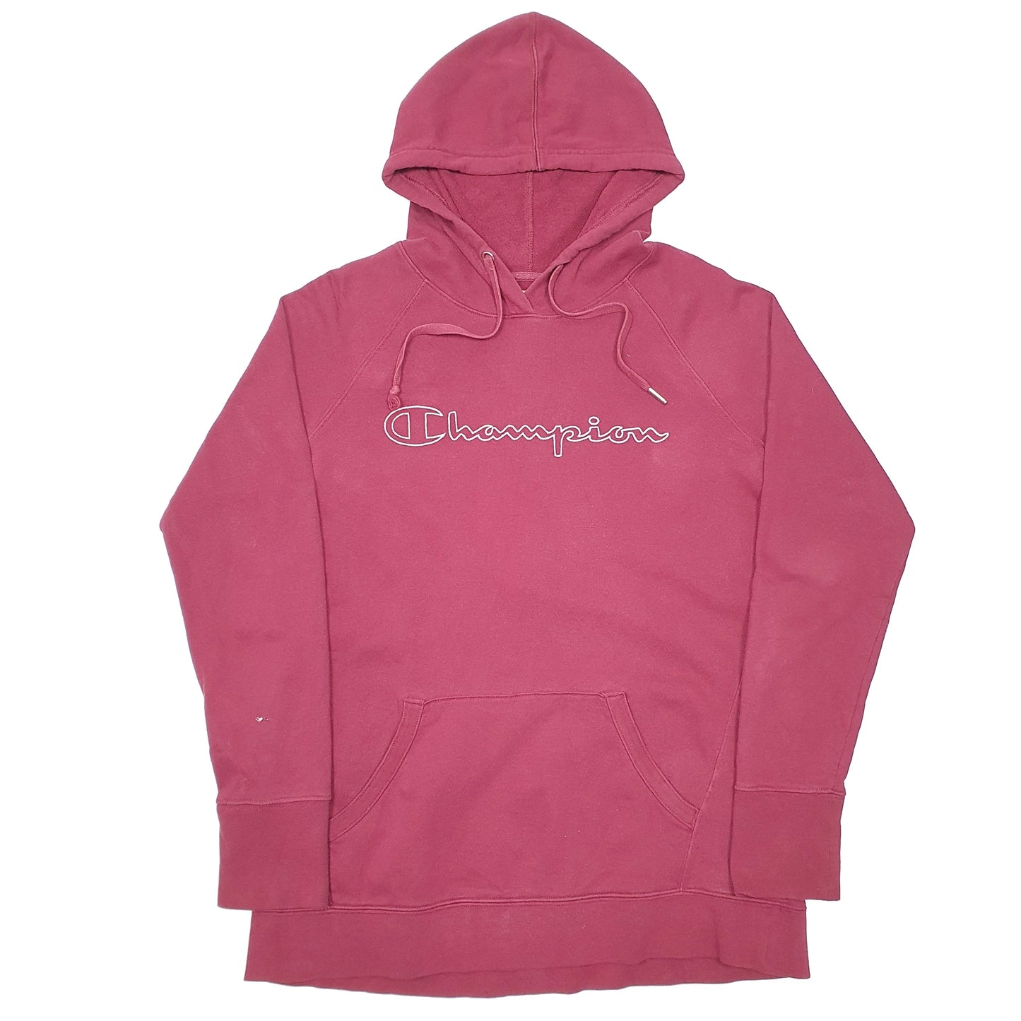 Womens Burgundy Champion  Hoodie Jumper