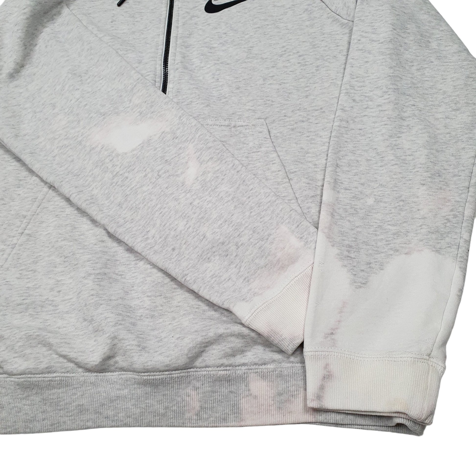 Mens Grey Nike Half Quarter Zip Jumper
