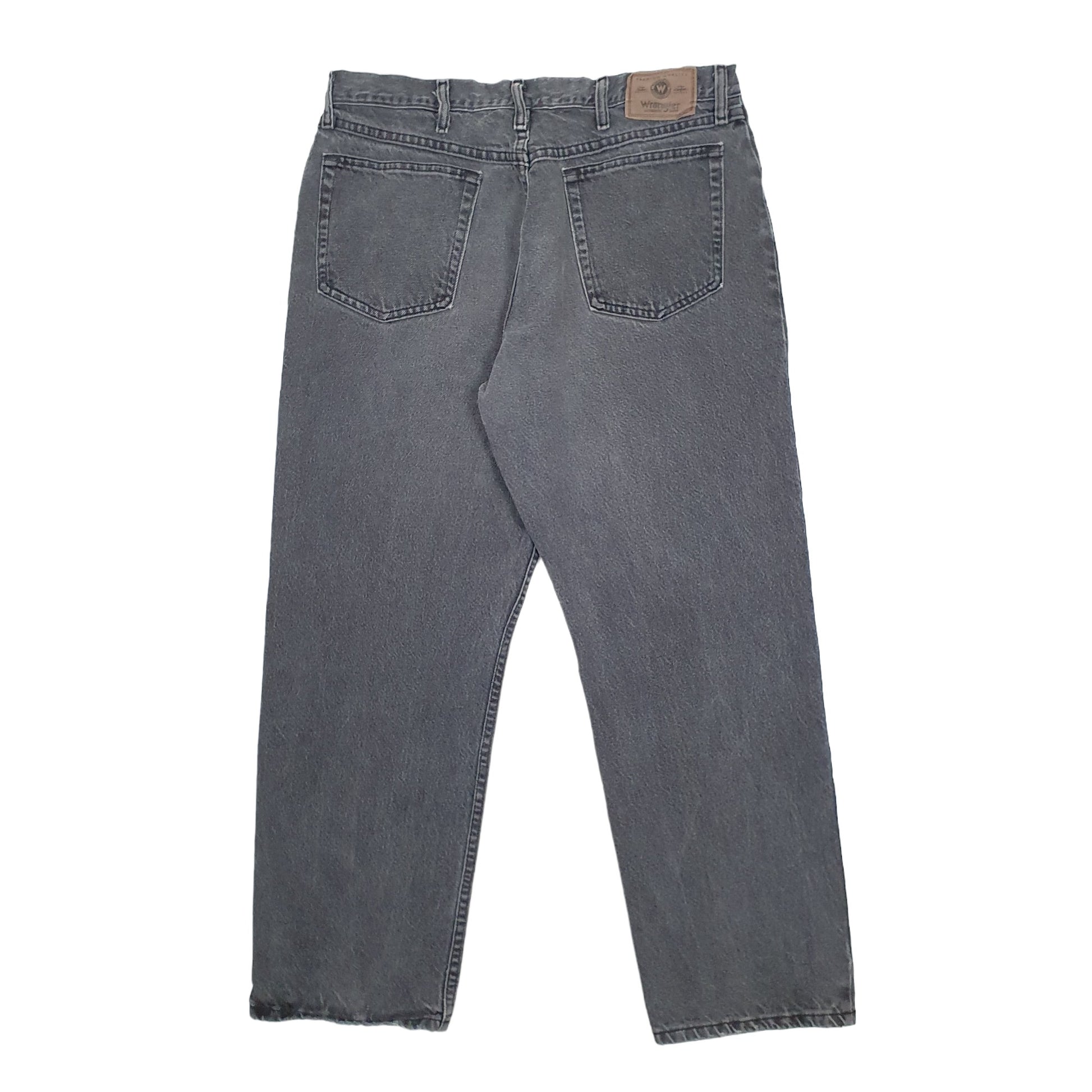 Wrangler Regular Straight Fit Jeans W35 L28 Black