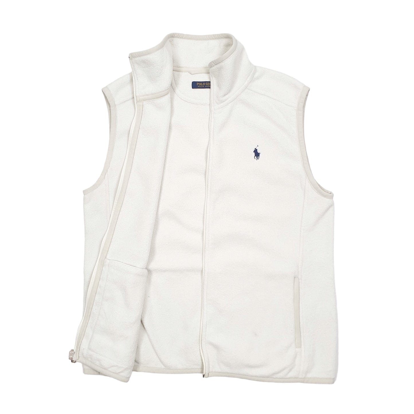Polo Ralph Lauren Golf Gilet Fleece M Cream