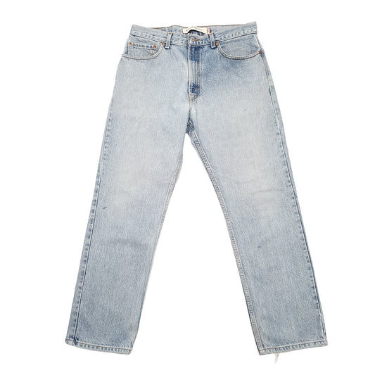 Levis 505 Regular Fit Jeans W34 L30 Blue