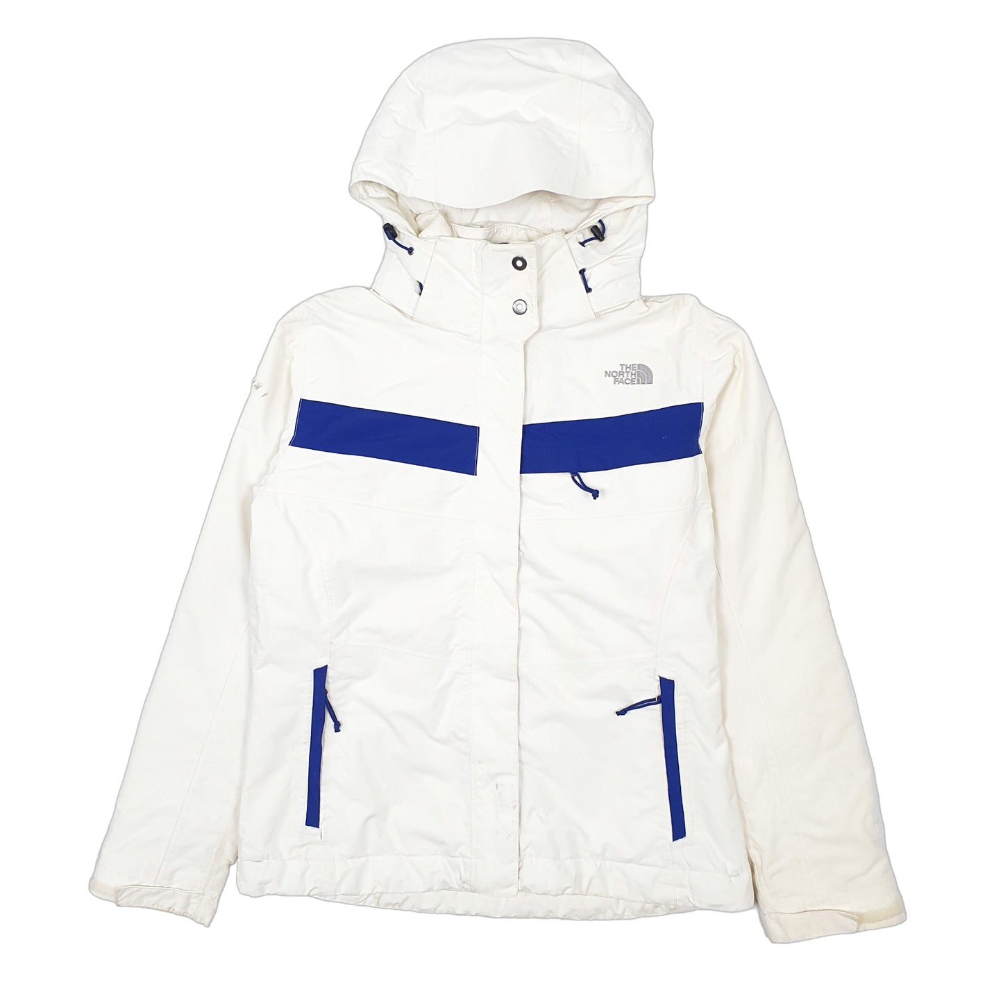 Womens Cream The North Face Hooded Hyvent  Coat