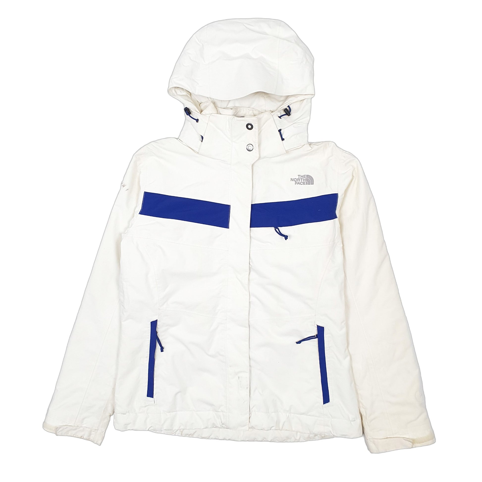 Womens Cream The North Face Hooded Hyvent  Coat