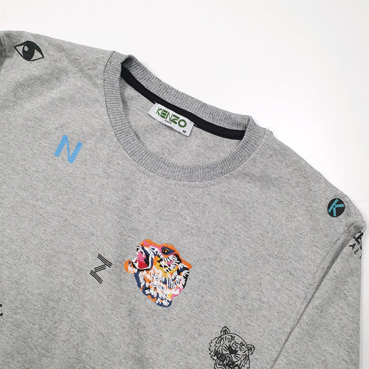 Kenzo Paris Crewneck S Grey