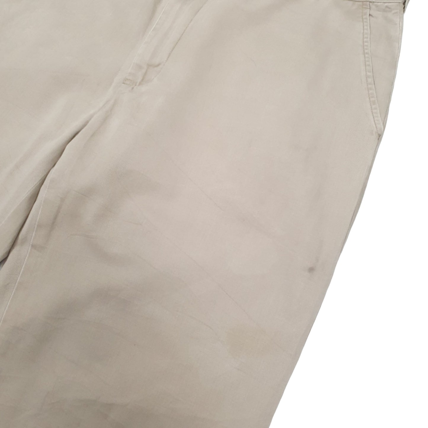Mens Polo Ralph Lauren Beige Chino Trousers W34 L32 Beige