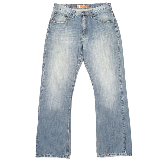 Lee Casual Bootcut Fit Relaxed Jeans W34 L33 Blue