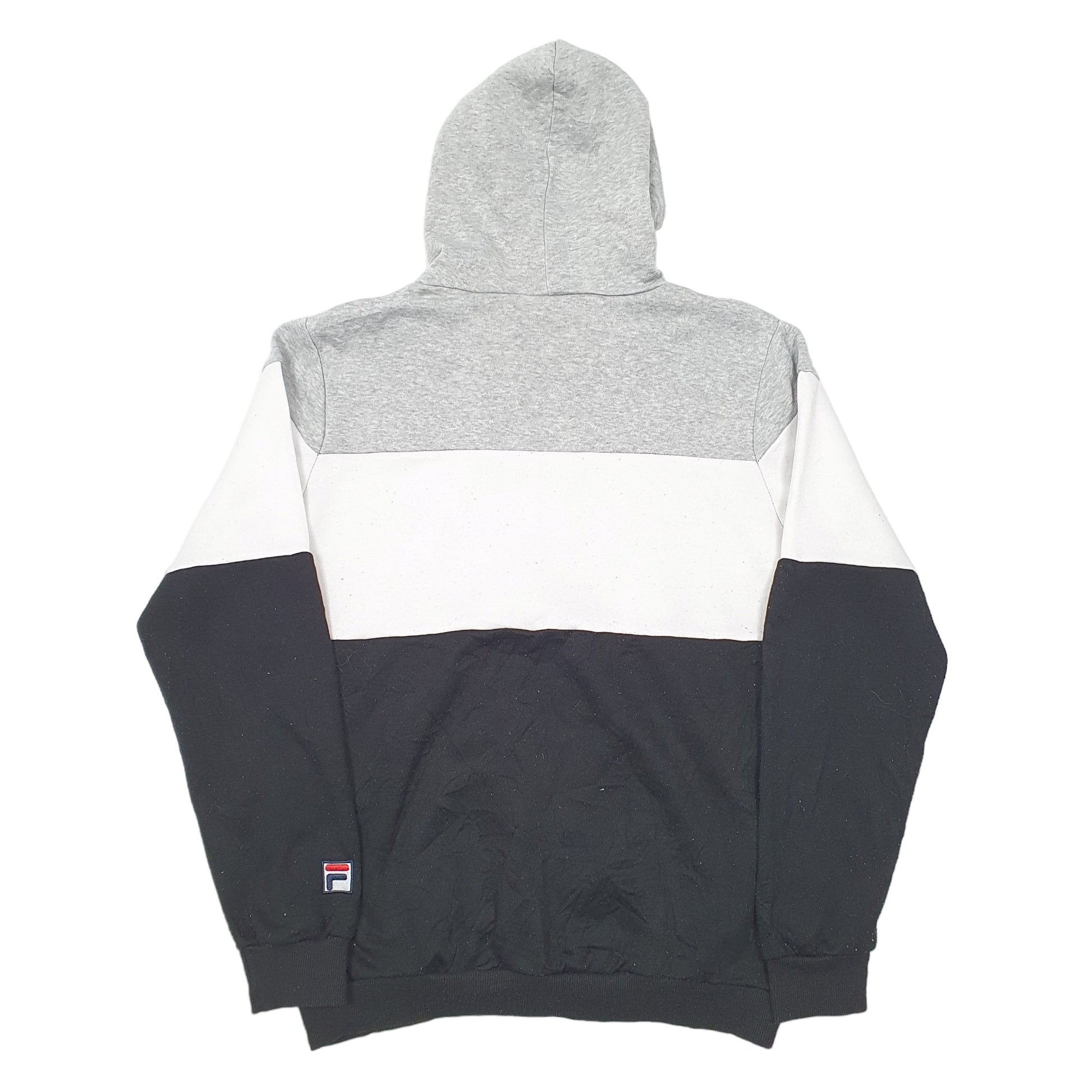 Mens Black Fila  Hoodie Jumper