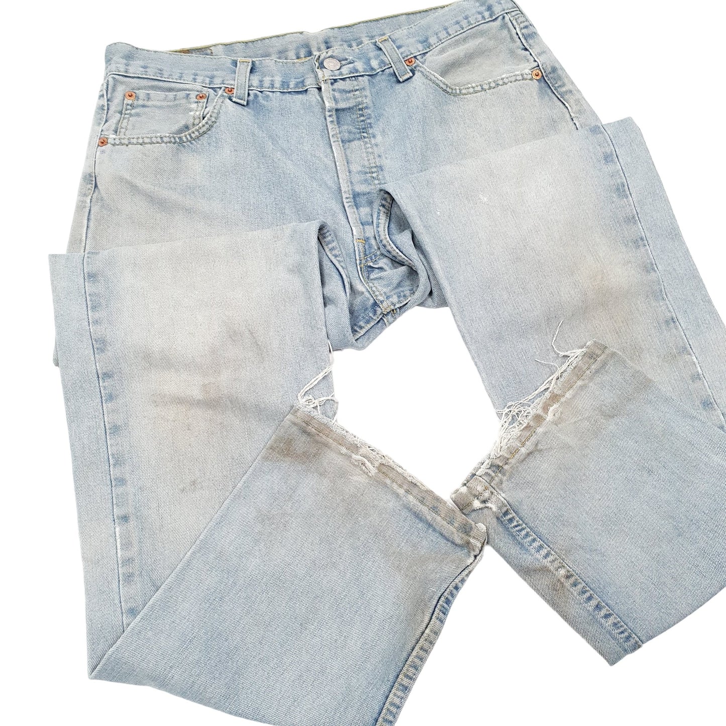 Mens Blue Levis  501 JeansW34 L32