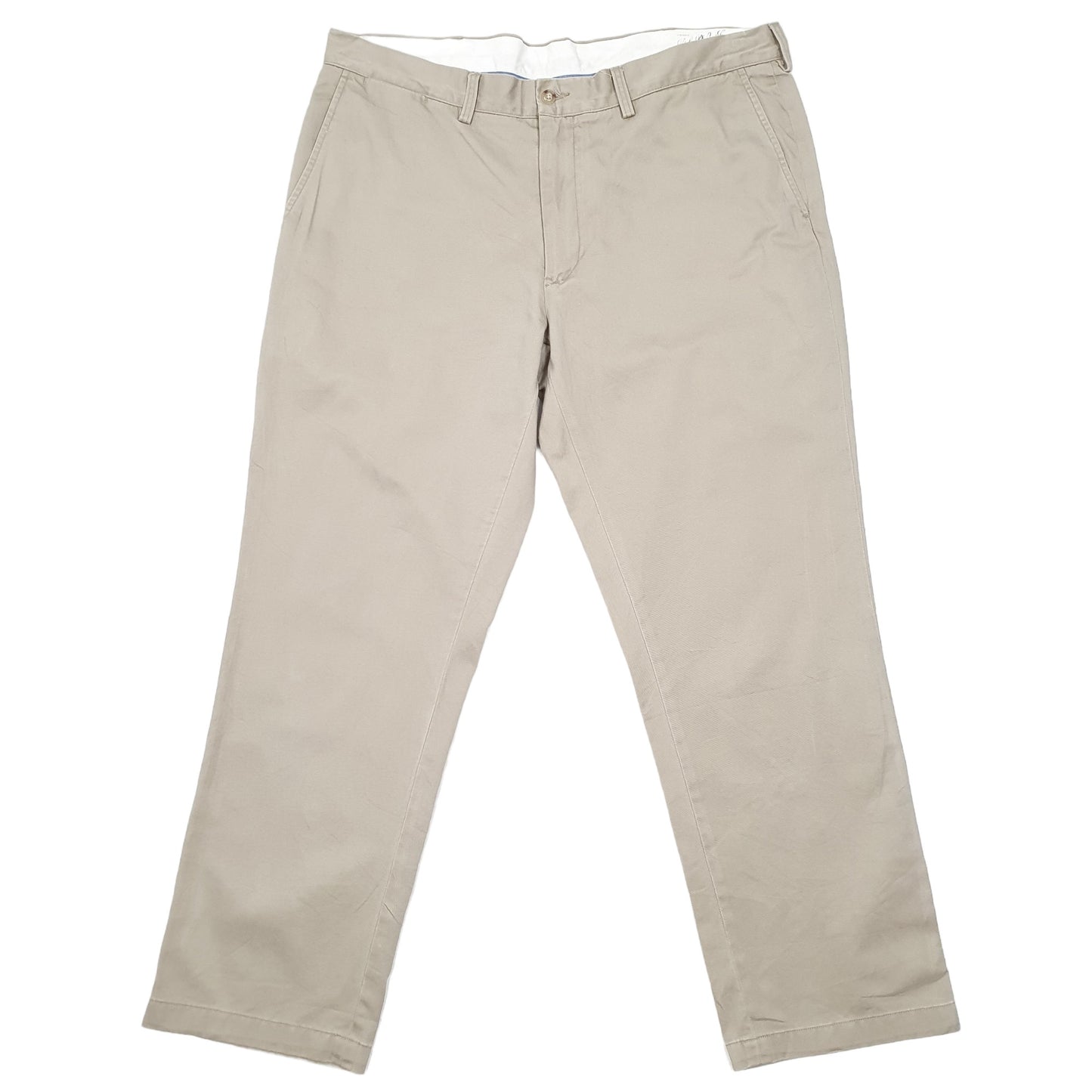 Mens Beige Polo Ralph Lauren Classic Fit Chino Trousers