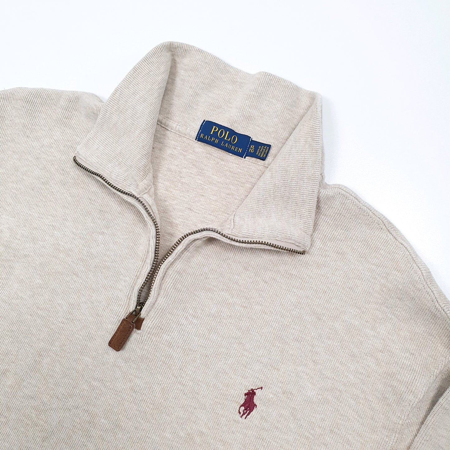 Polo Ralph Lauren Quarter Zip XL Beige