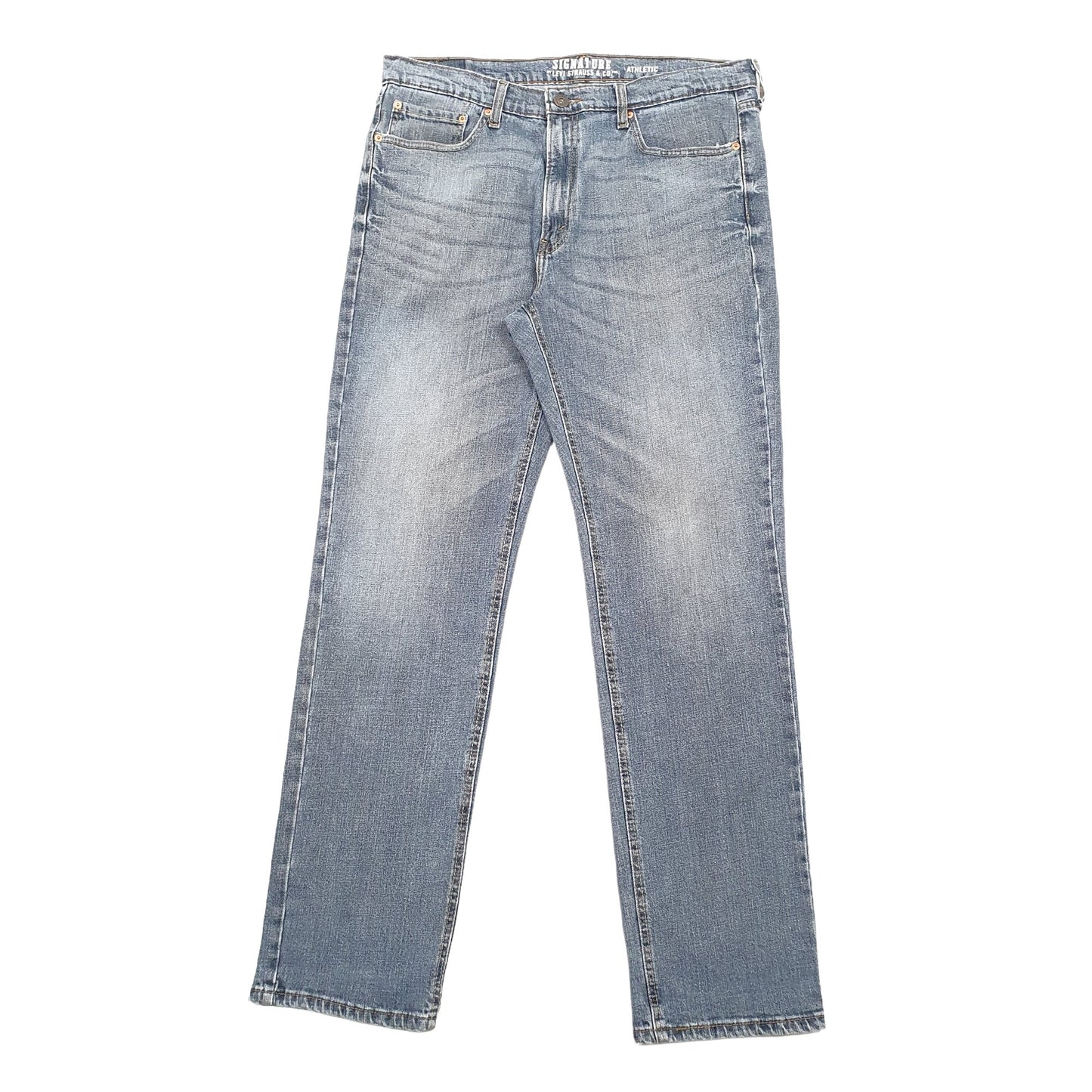 Levis Signature Regular Fit Jeans W36 L34 Blue