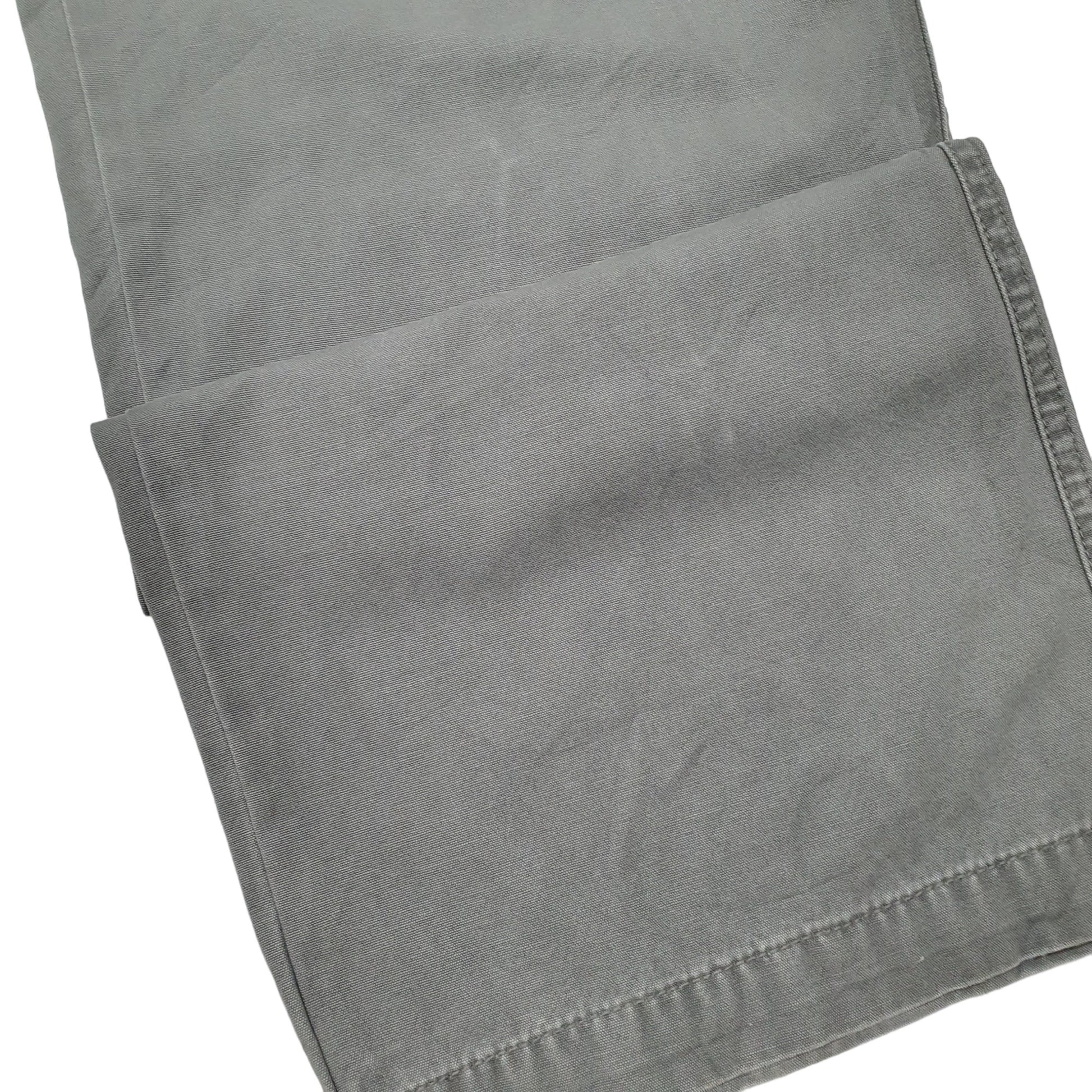 Mens Grey Denver Hayes Combat Pants Cargo Trousers