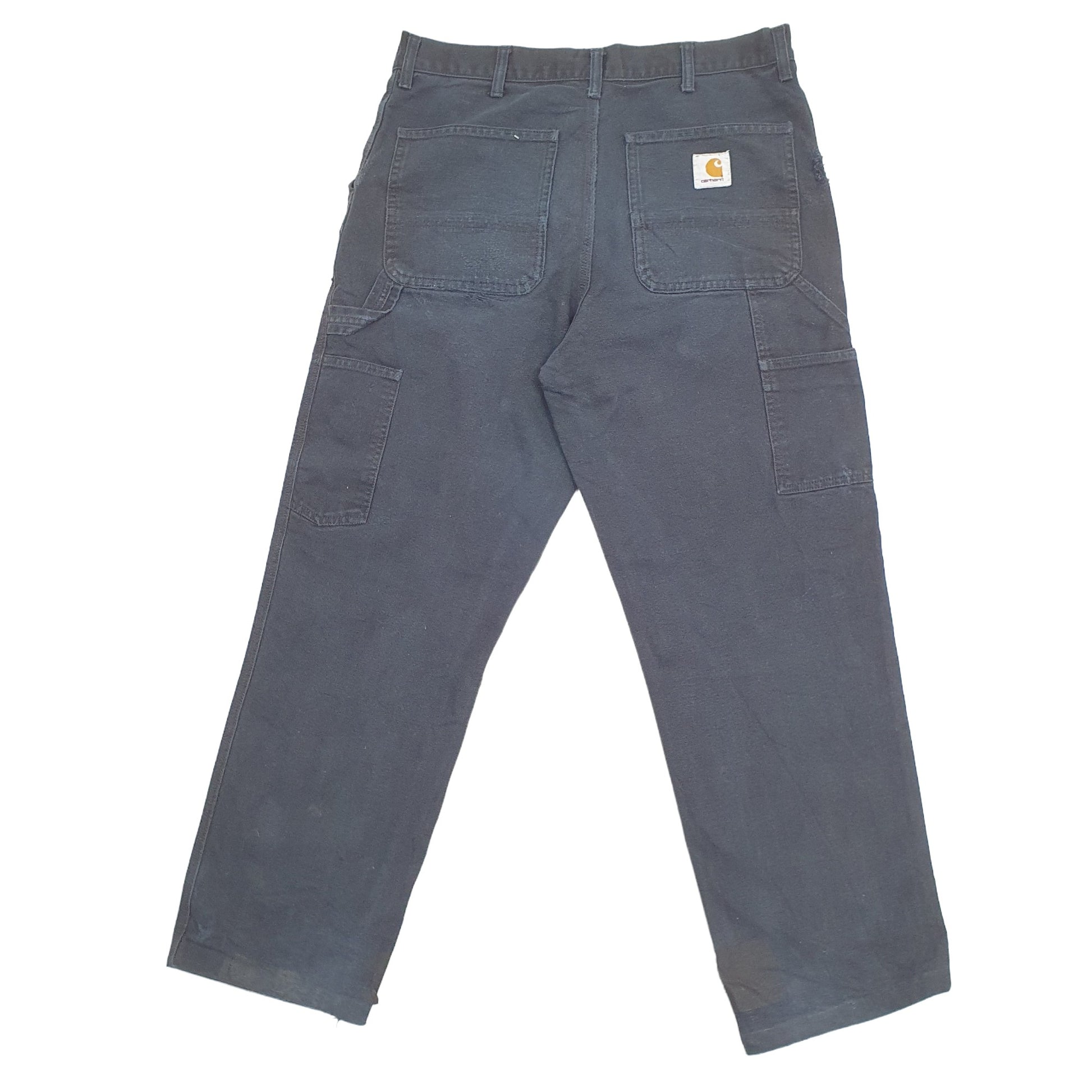 Mens Black Carhartt WIP Carpenter Trousers