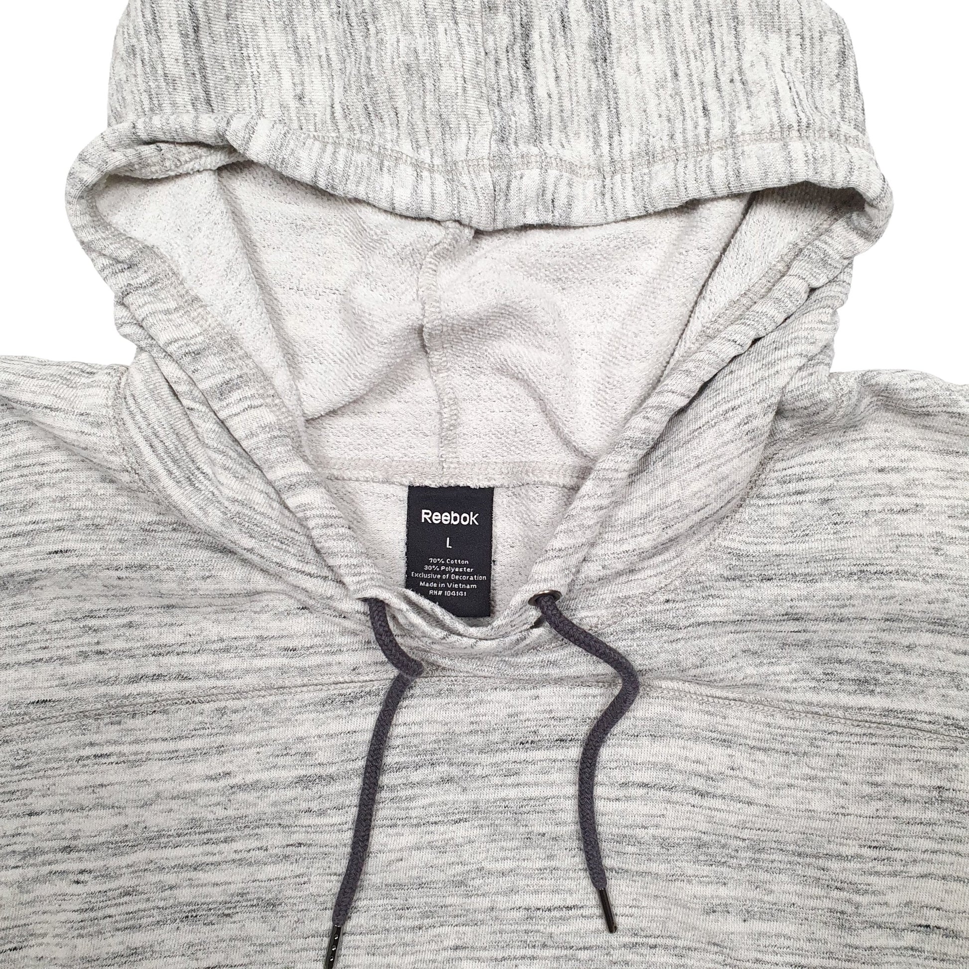 Womens Grey Reebok  Hoodie Jumper