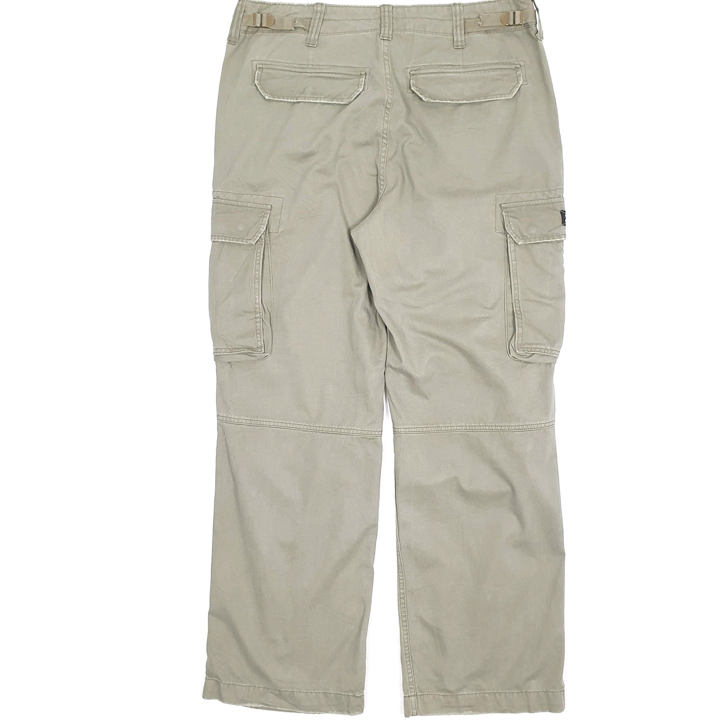 Mens Khaki Polo Ralph Lauren Polo Jeans Co Baggy Cargo Trousers