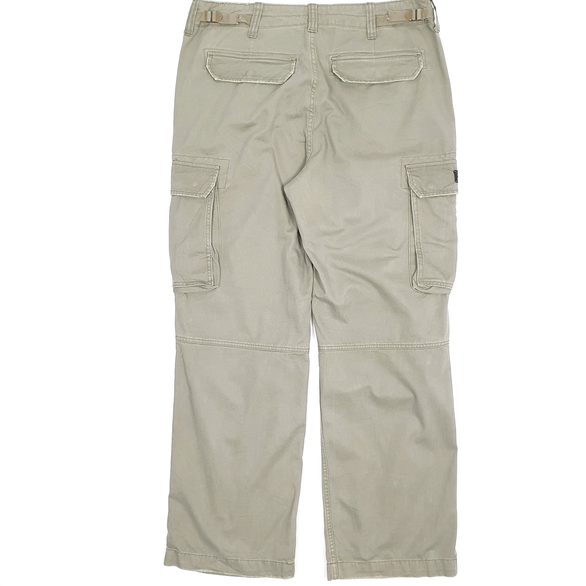 Mens Khaki Polo Ralph Lauren Polo Jeans Co Baggy Cargo Trousers