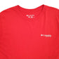 Mens Red Columbia Sportswear  Short Sleeve T Shirt