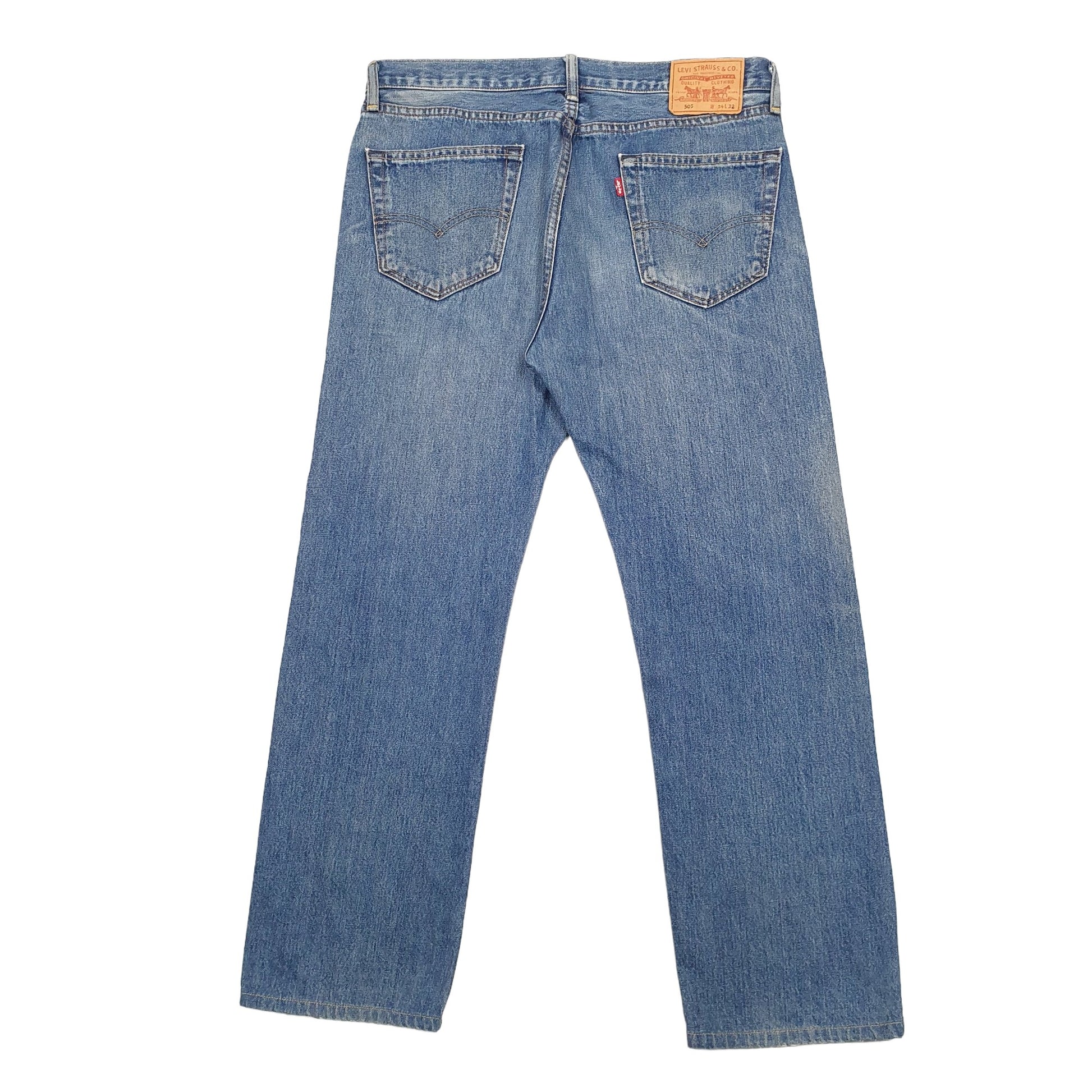 Mens Blue Levis  505 JeansW36 L30