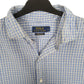 Ralph Lauren Stretch Poplin Long Sleeve Regular Fit Check Shirt Blue