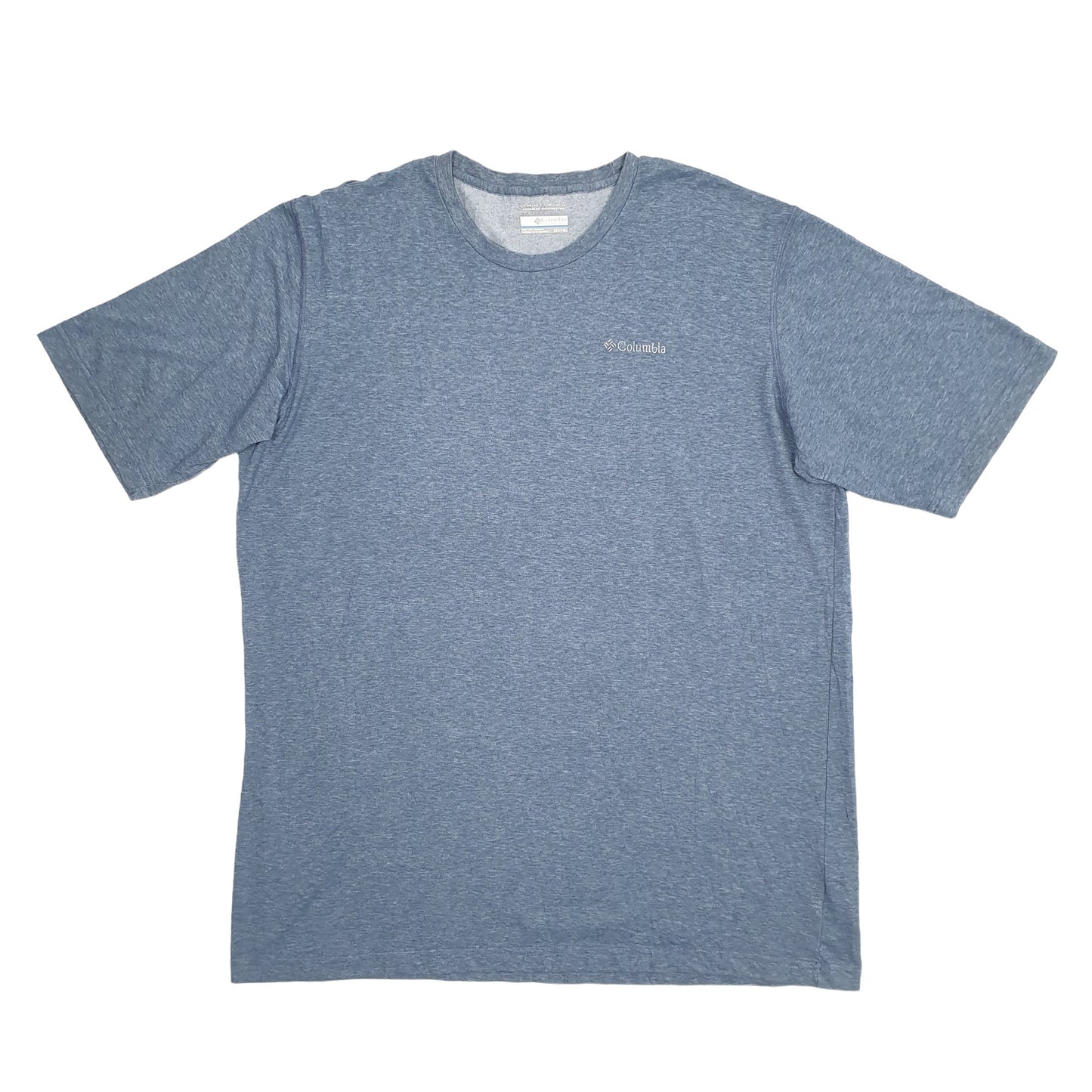 Mens Blue Columbia Sportswear Omni Wick Short Sleeve T Shirt