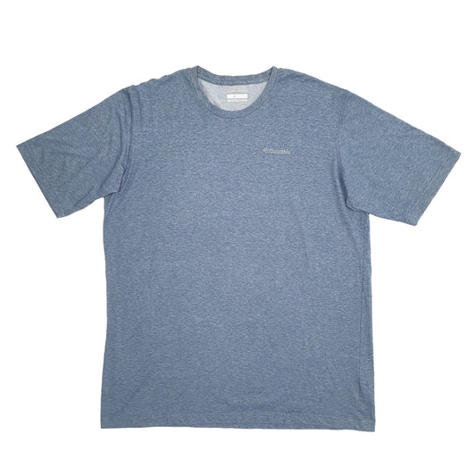 Mens Blue Columbia Sportswear Omni Wick Short Sleeve T Shirt