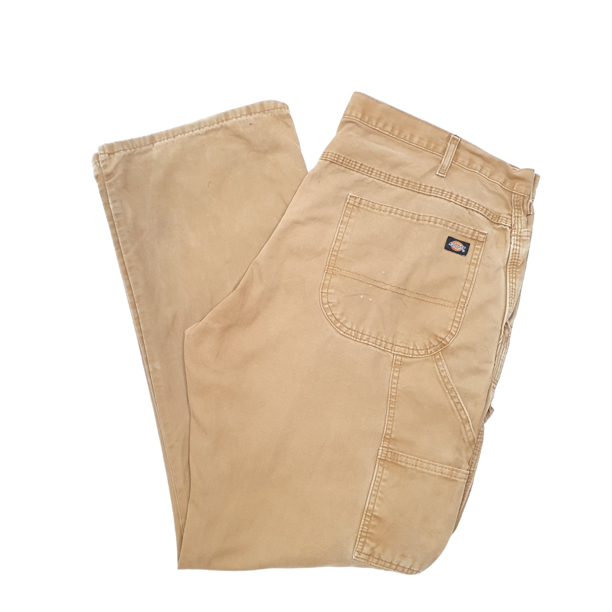 Mens Tan Dickies  Carpenter Trousers