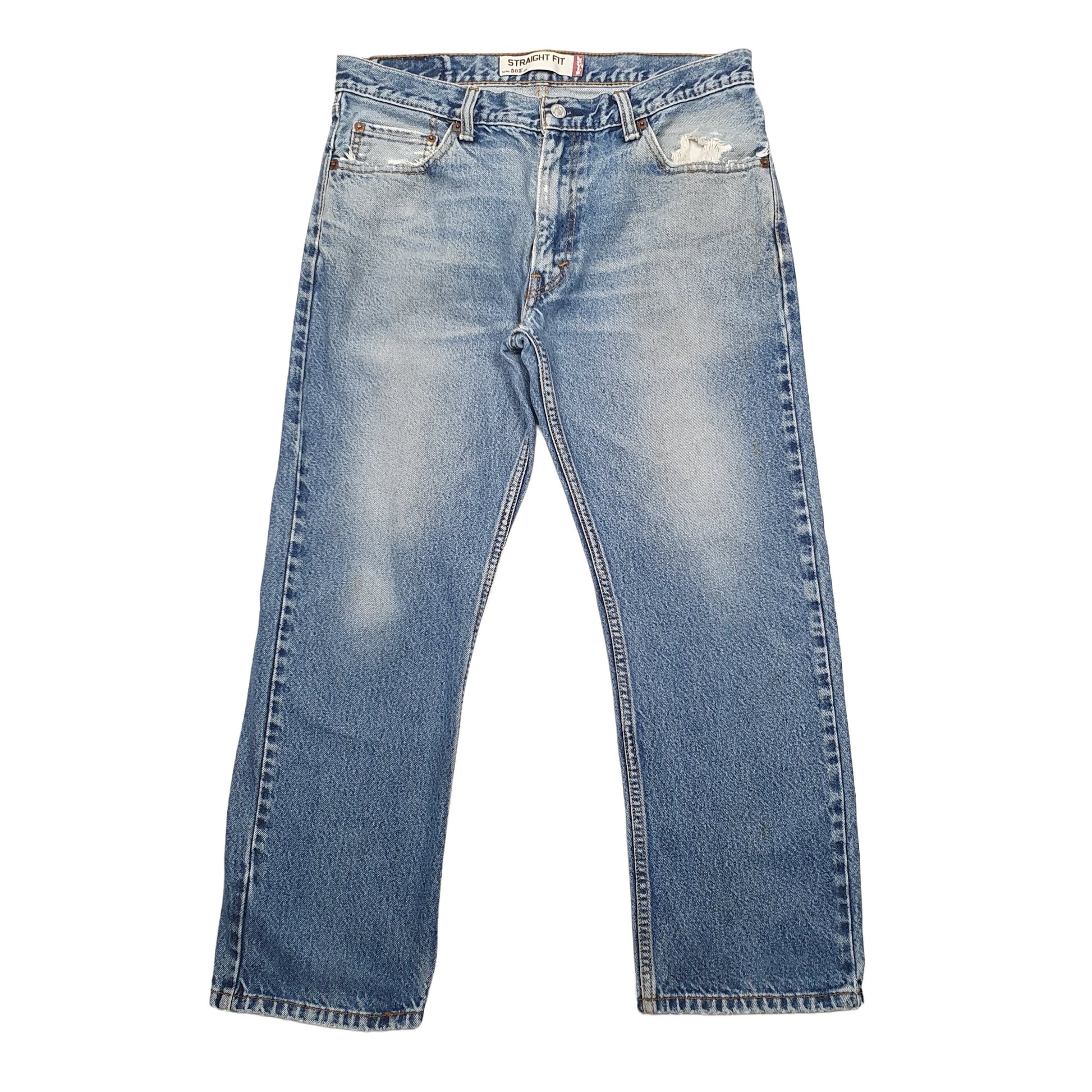 Levis 505 Regular Fit Jeans W34 L29 Blue