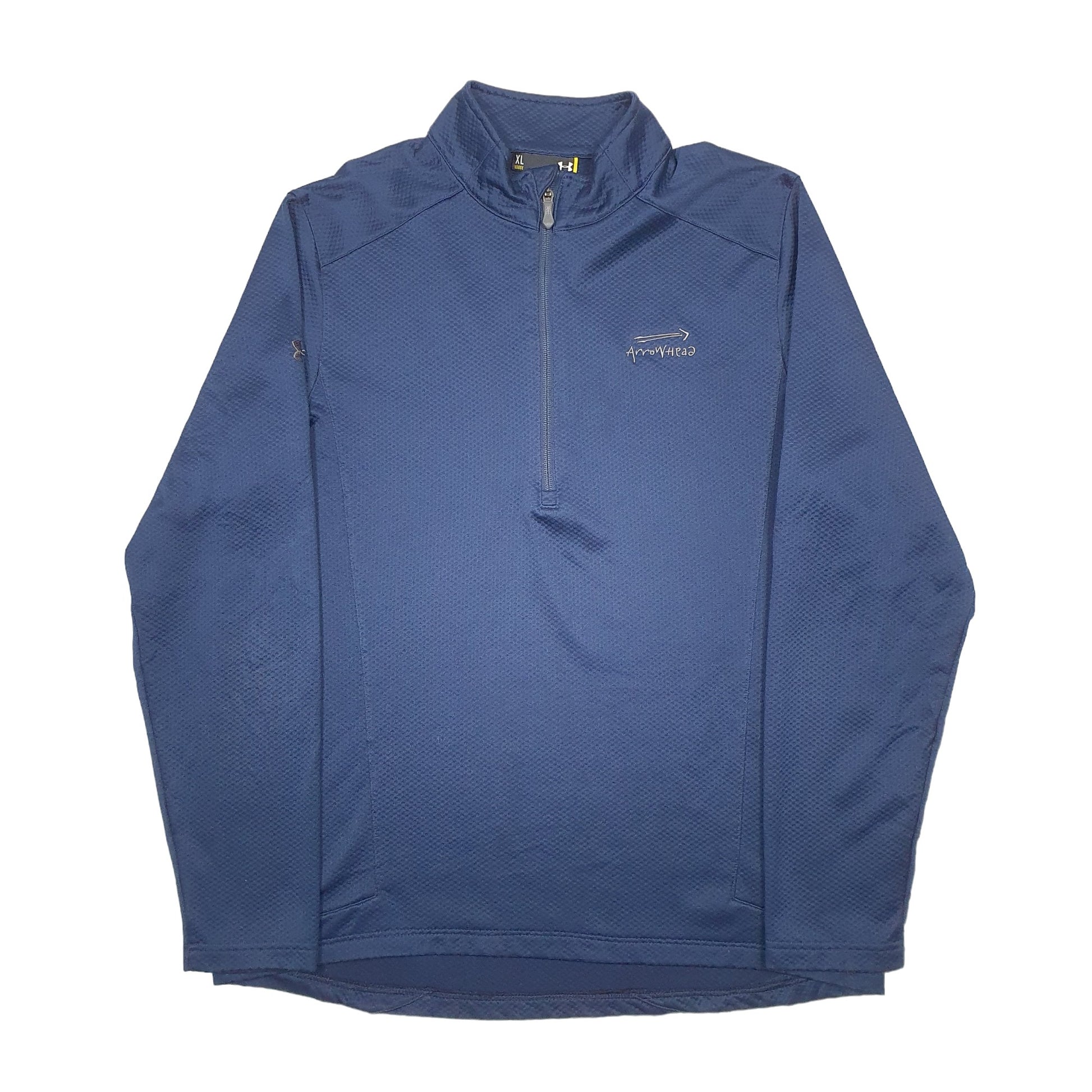Mens Blue Under Armour  Quarter Zip Jumper