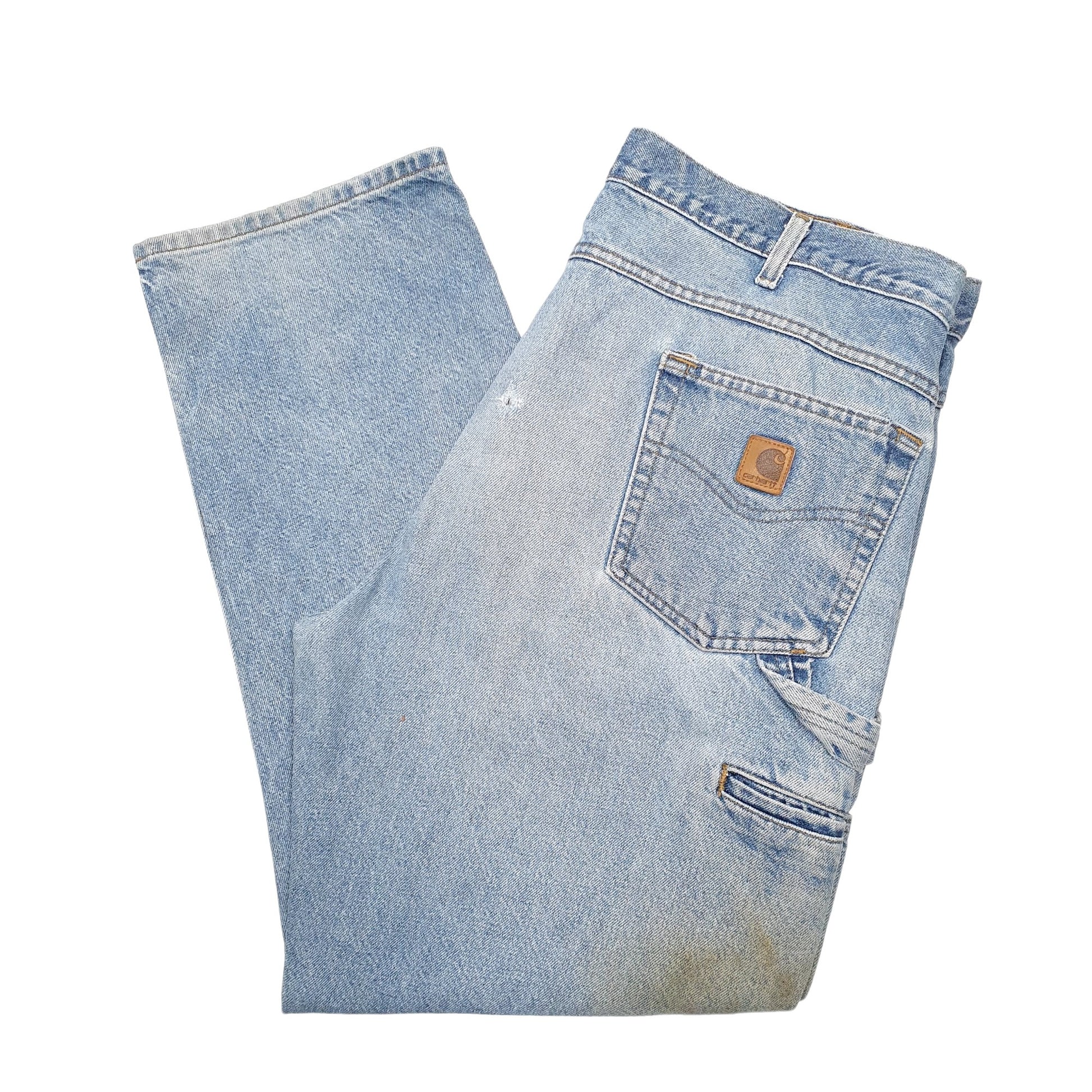Mens Blue Carhartt  Carpenter Trousers