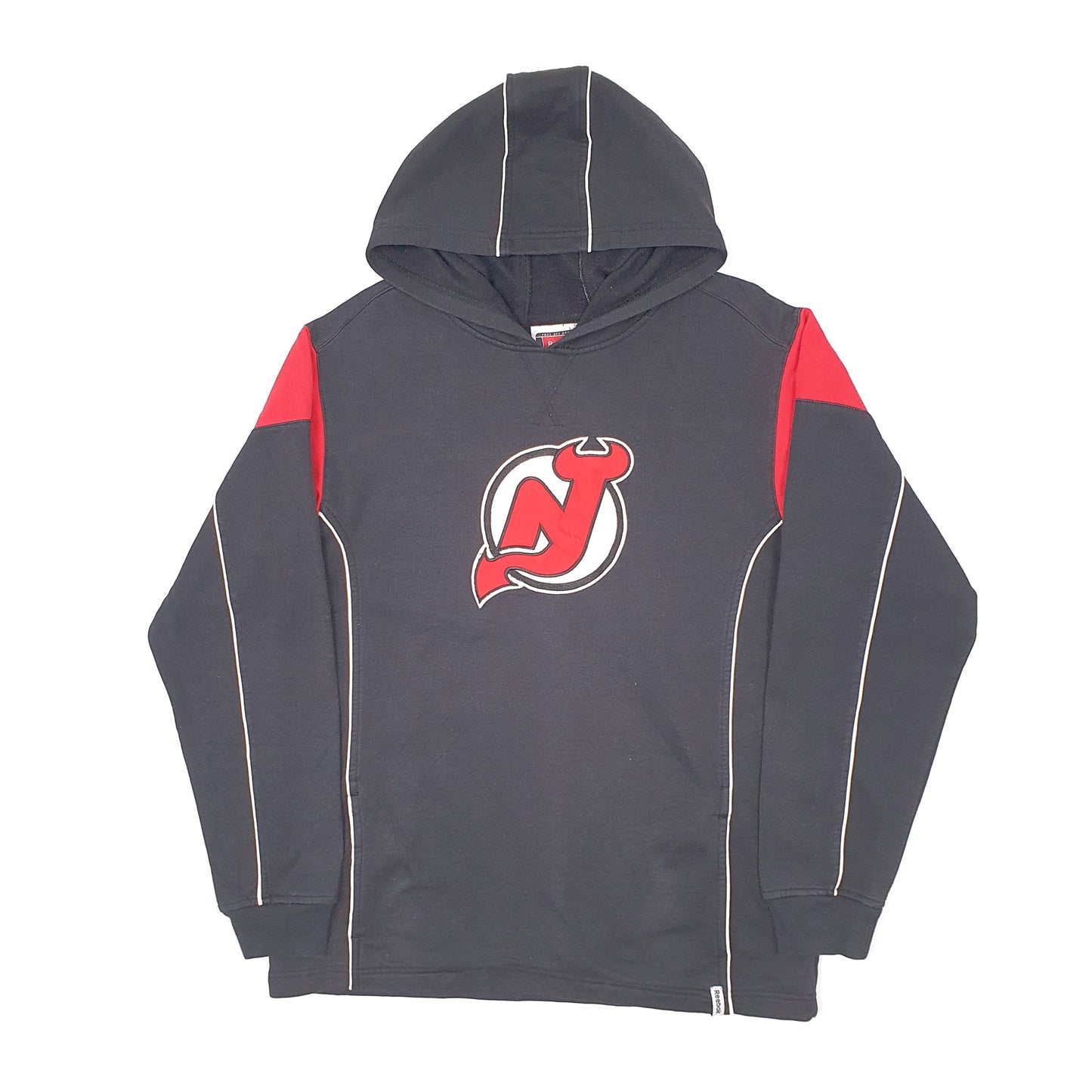 Mens Black Reebok NHL New Jersey Devils Hockey USA Hoodie Jumper