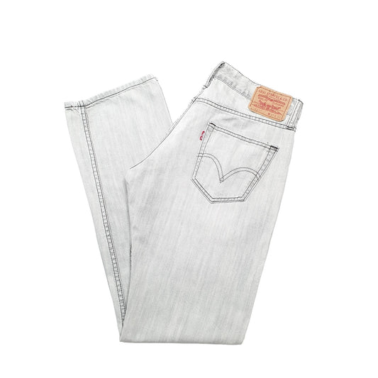 Levis 514 Straight Fit Jeans W32 L34 Grey