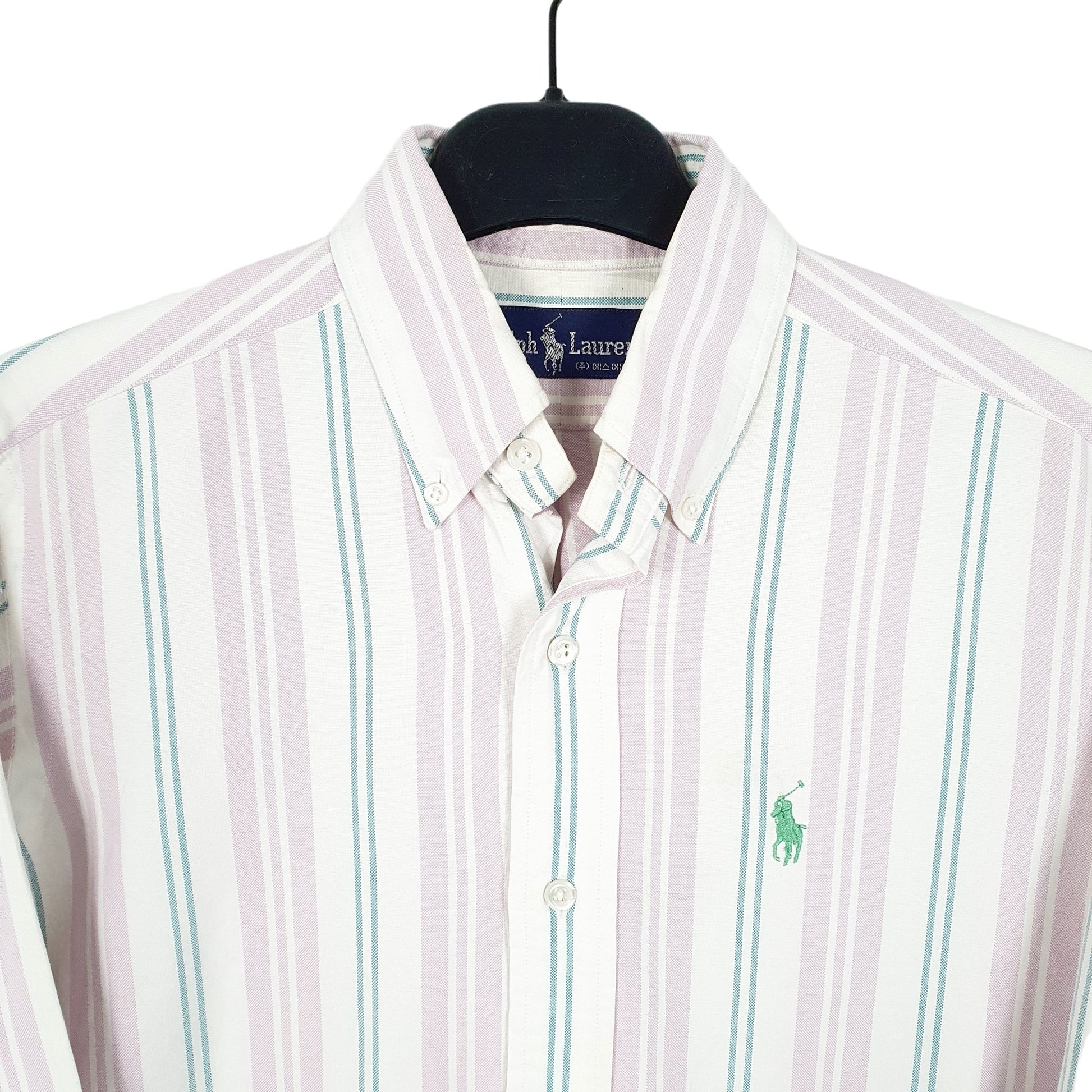 Ralph Lauren Long Sleeve Regular Fit Striped Shirt White
